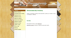 Desktop Screenshot of drevo-materialy.cz