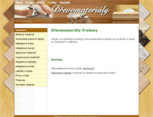 Tablet Screenshot of drevo-materialy.cz